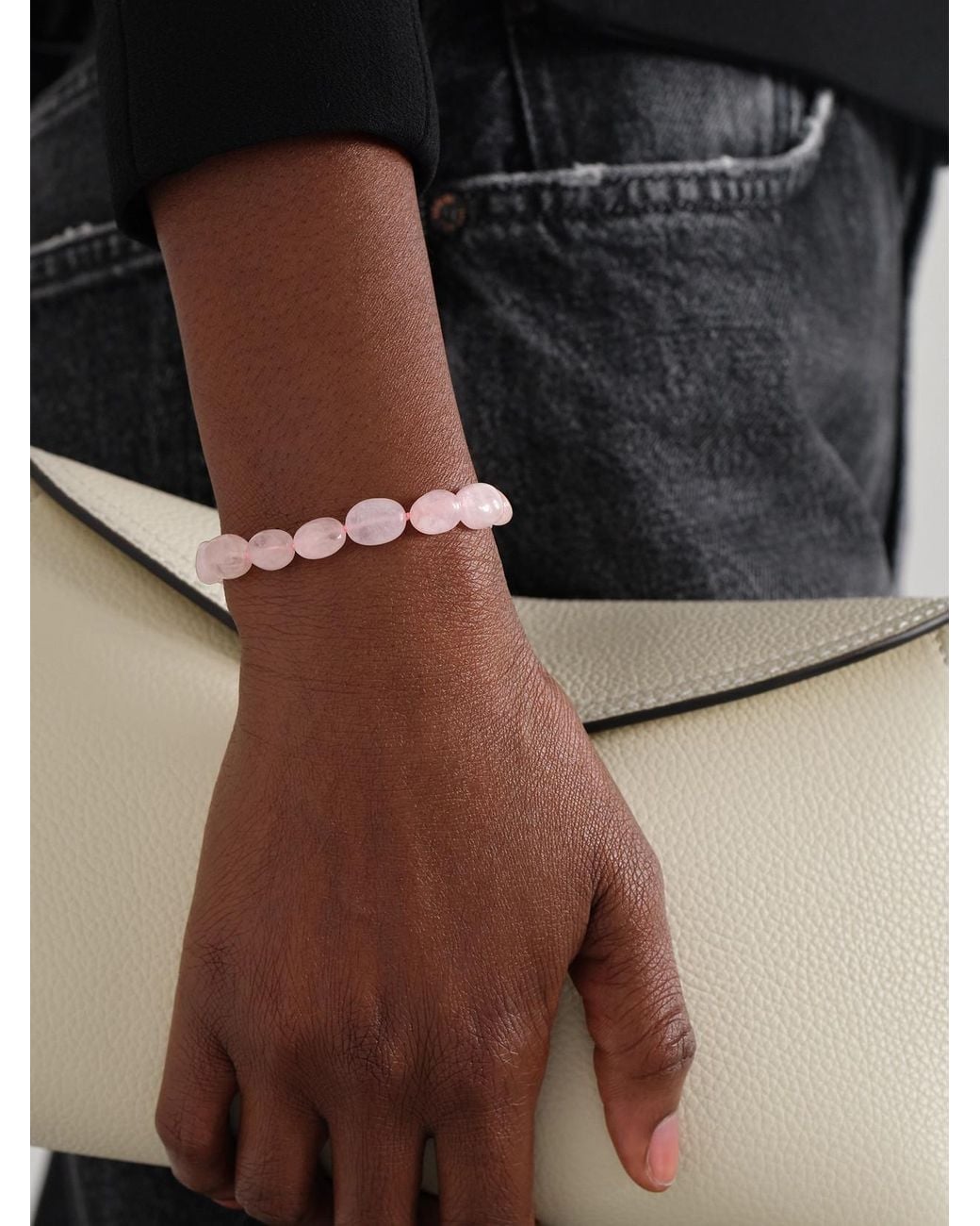 JIA JIA Natural Arizona Candy Morganite Bracelet