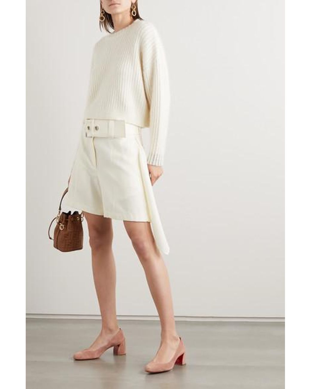 Christian Louboutin Miss Sab 55 Suede Pumps | Lyst