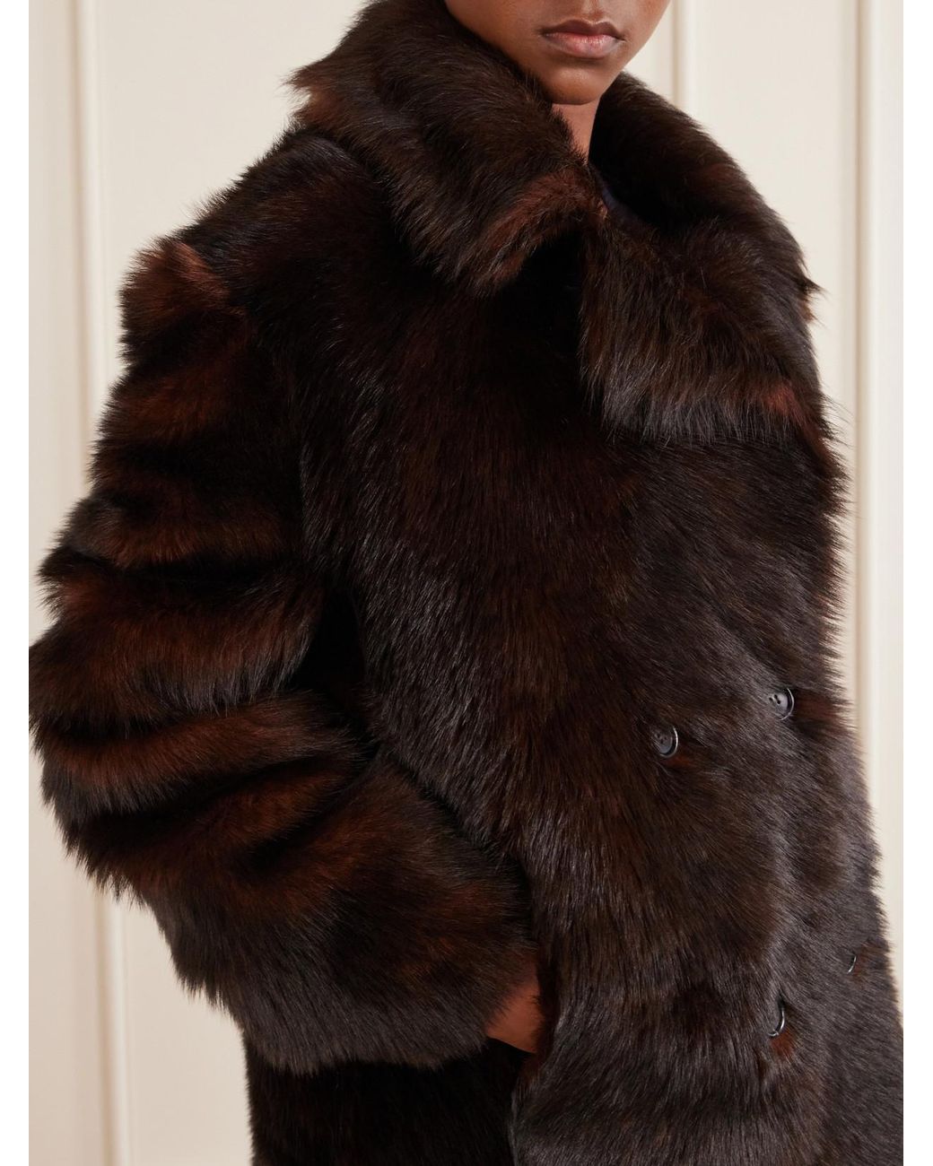Nili Lotan Black Cleophee Shearling Jacket