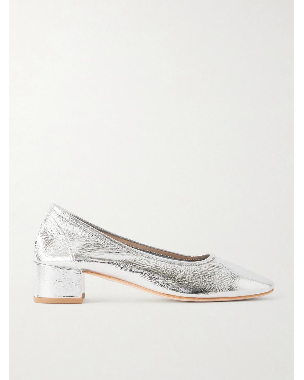 Maryam Nassir Zadeh White 40 Roberta Leather Ballet Flats