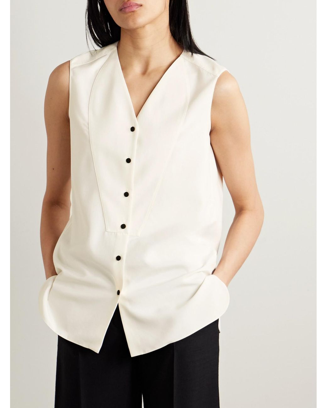 Loro Piana Natural Silk Vest