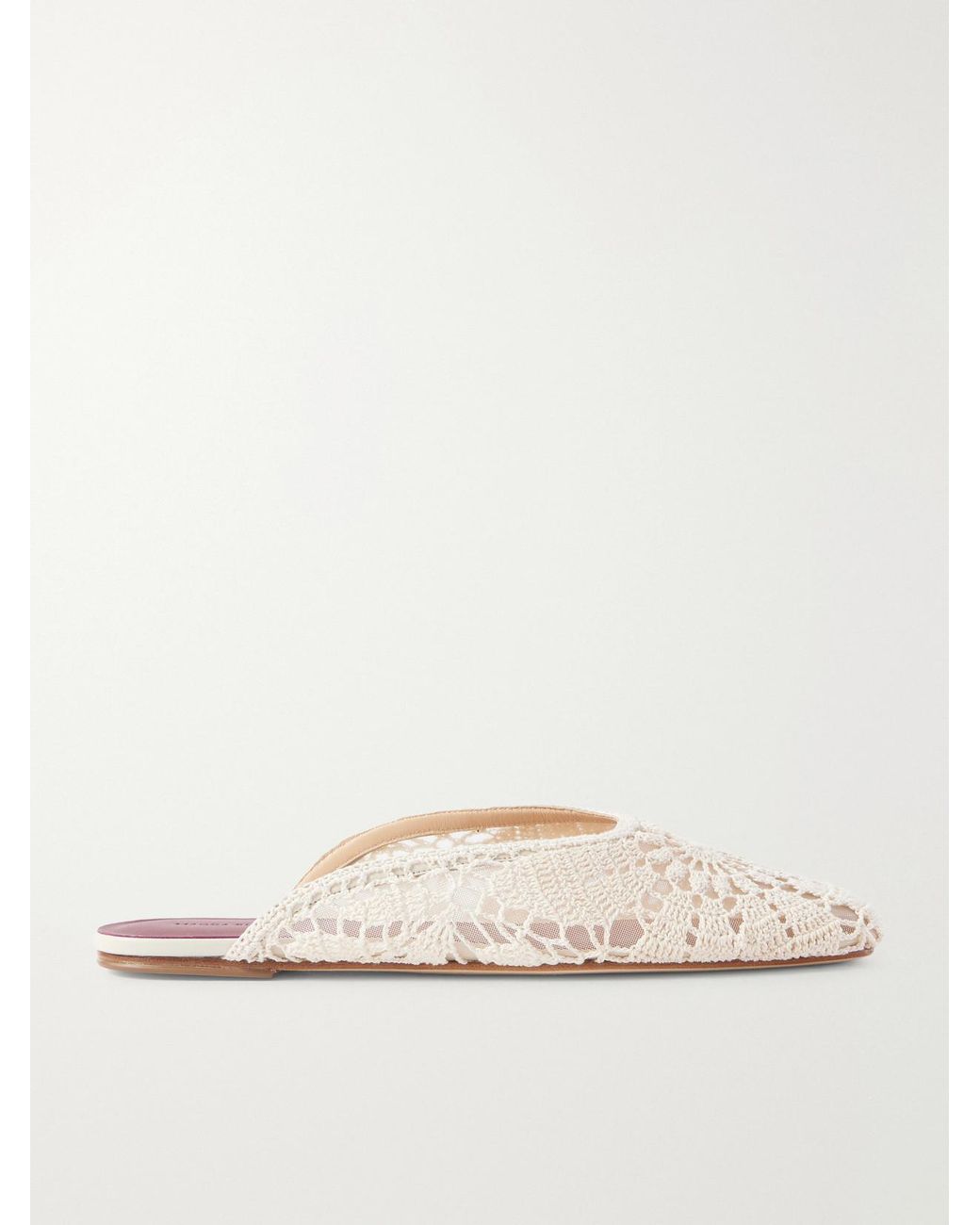 Magda Butrym Natural Crochet Mules