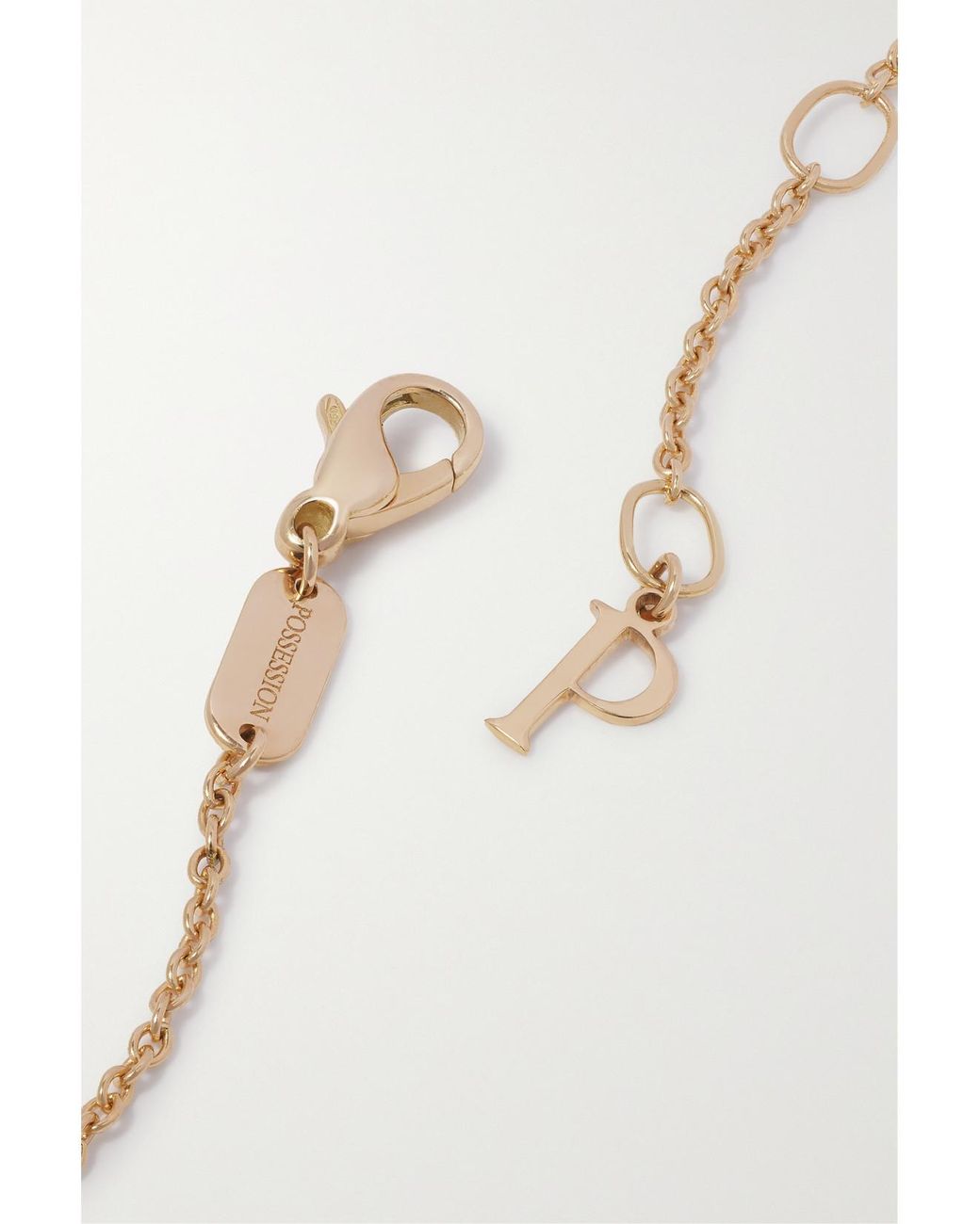 Piaget Natural Possession 18-Karat Rose, Mother-Of-Pearl And Diamond Necklace