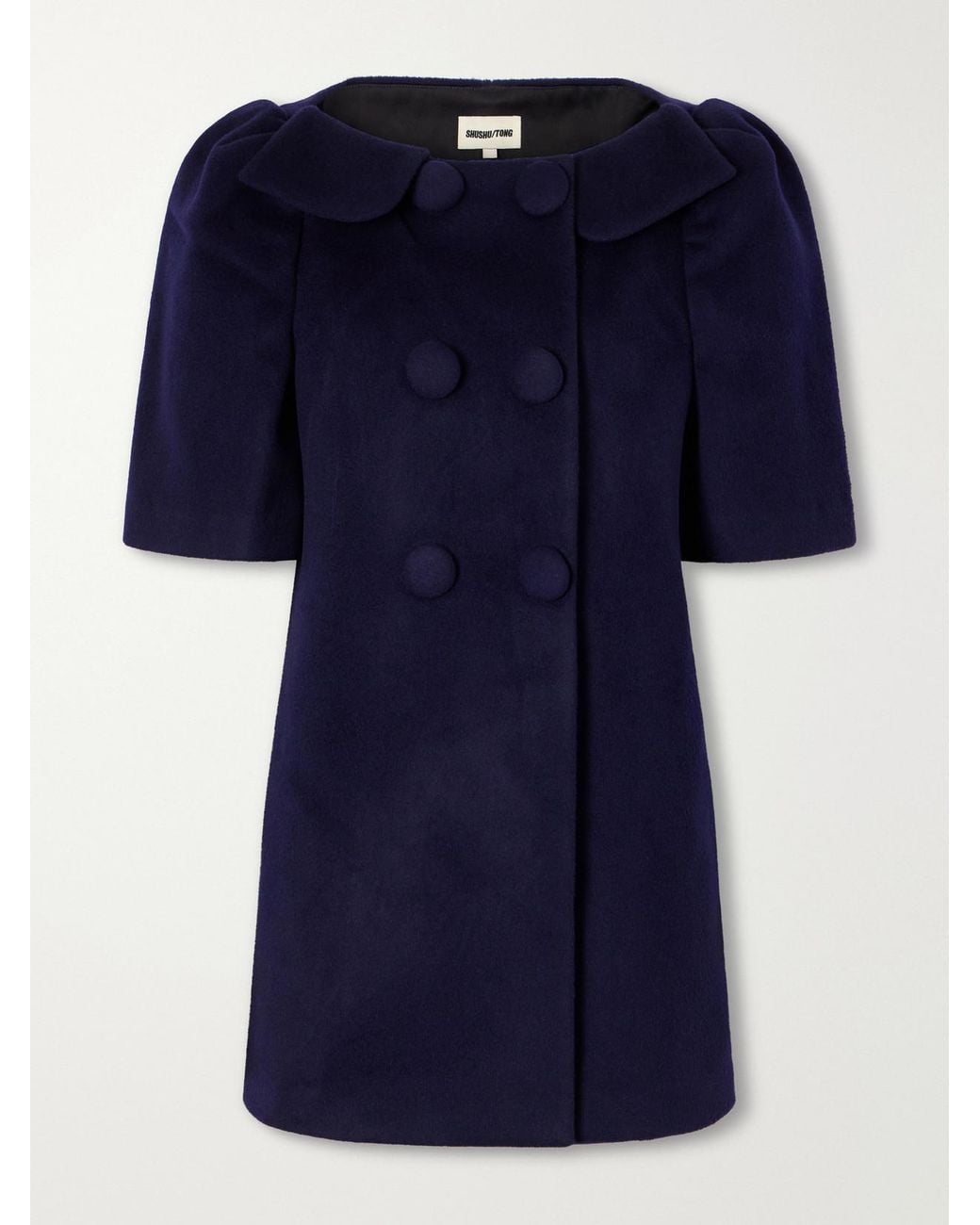 ShuShu/Tong Blue Wool Coat