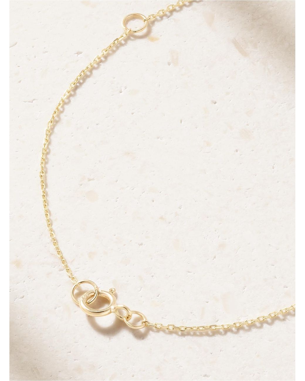 STONE AND STRAND Natural Hold Me 14-Karat Diamond Necklace