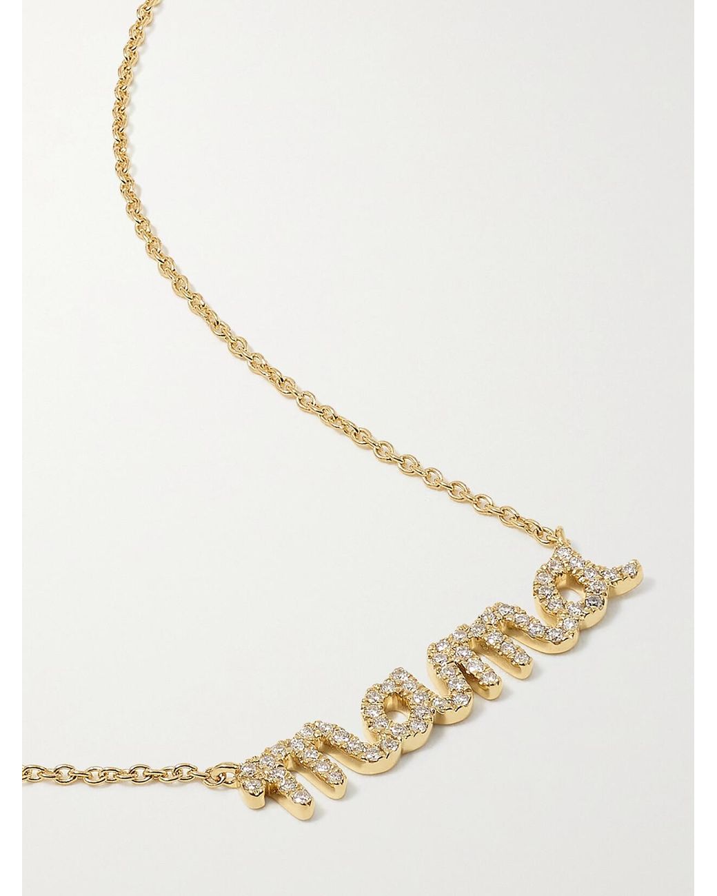 Sydney Evan Natural Mama 14-Karat Diamond Necklace