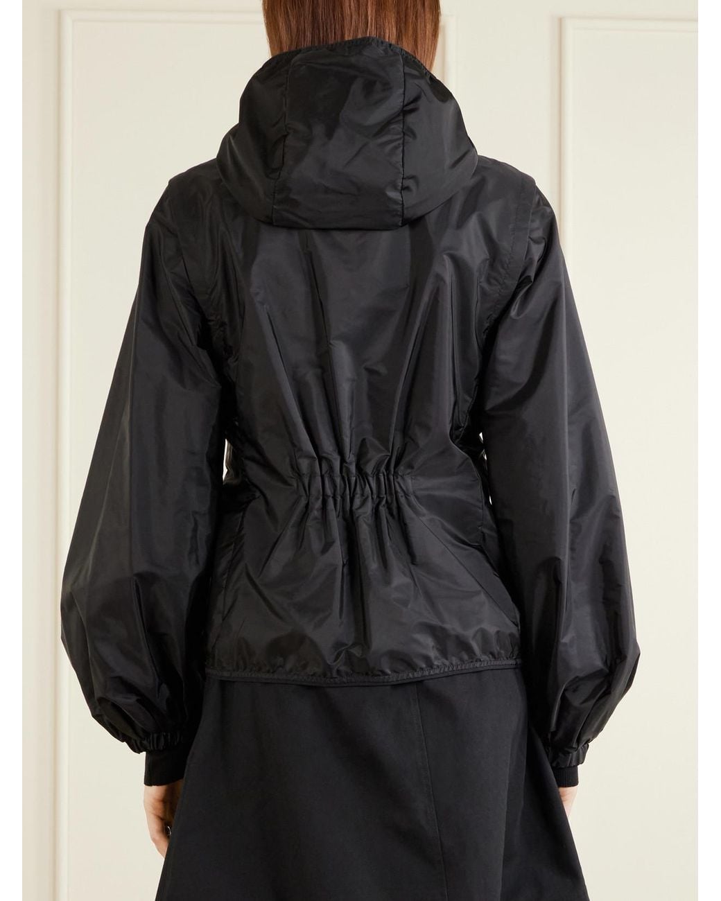 Moncler Black Mirage Quilted Shell Jacket