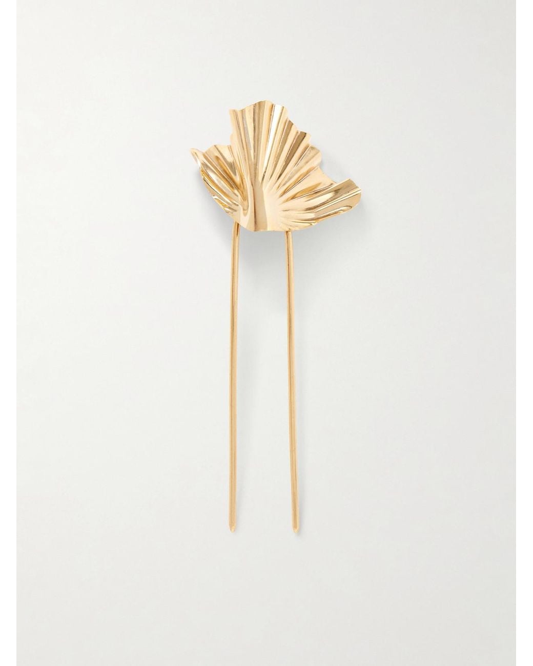 Jennifer Behr White Danu-Plated Hair Slide