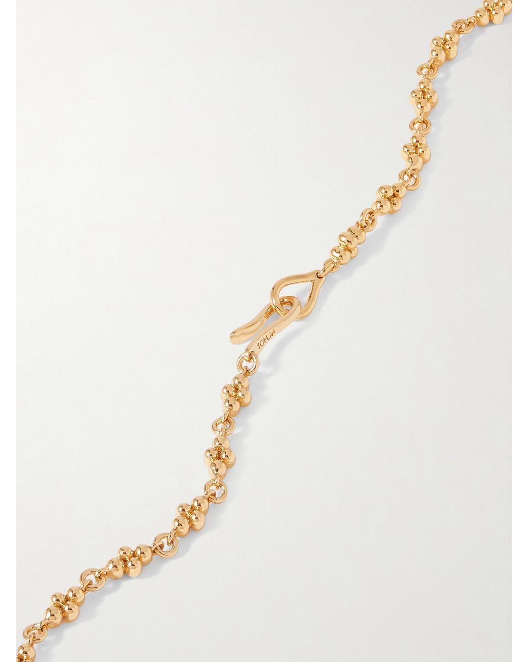 Tohum Design White Plated Quartz Necklace