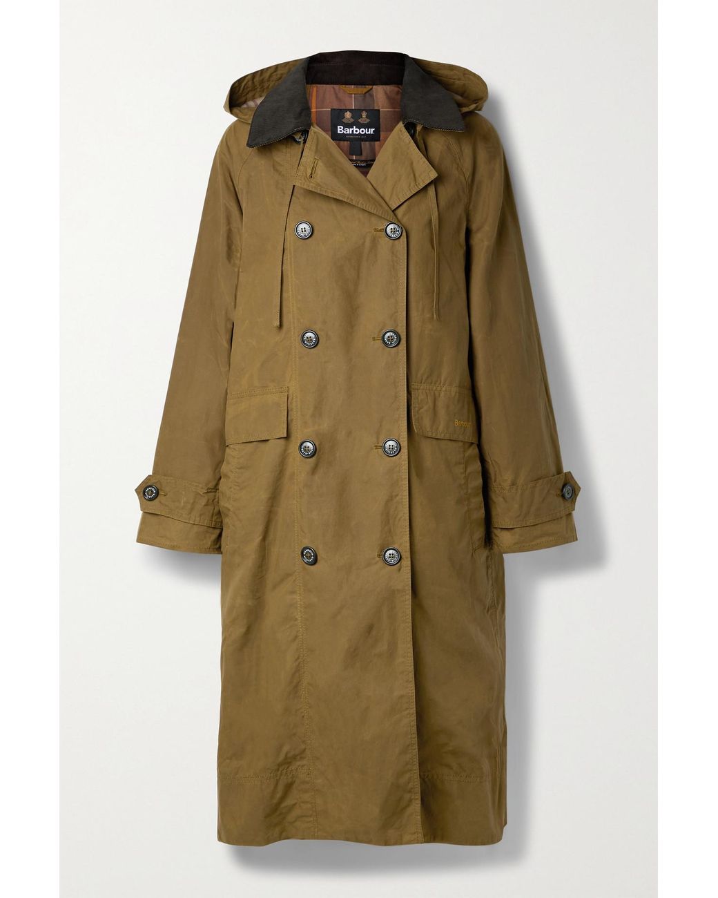 Single breasted coat waxed cotton Clearance