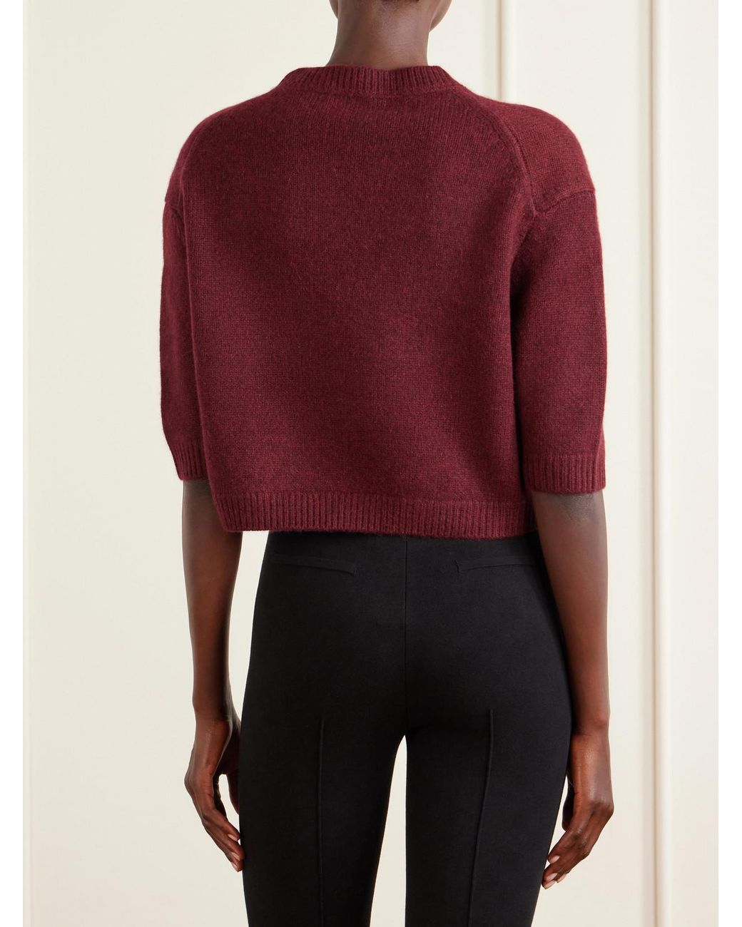 arch4 Red Jackie Cashmere Sweater