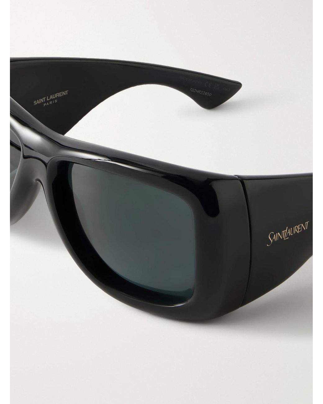 Saint Laurent Black Sl 902 Howl D-Frame Acetate Sunglasses