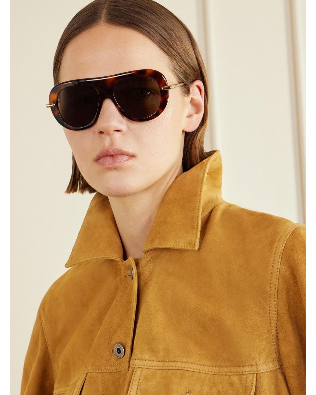 Loewe Multicolor Slim Aviator-Style Acetate Sunglasses