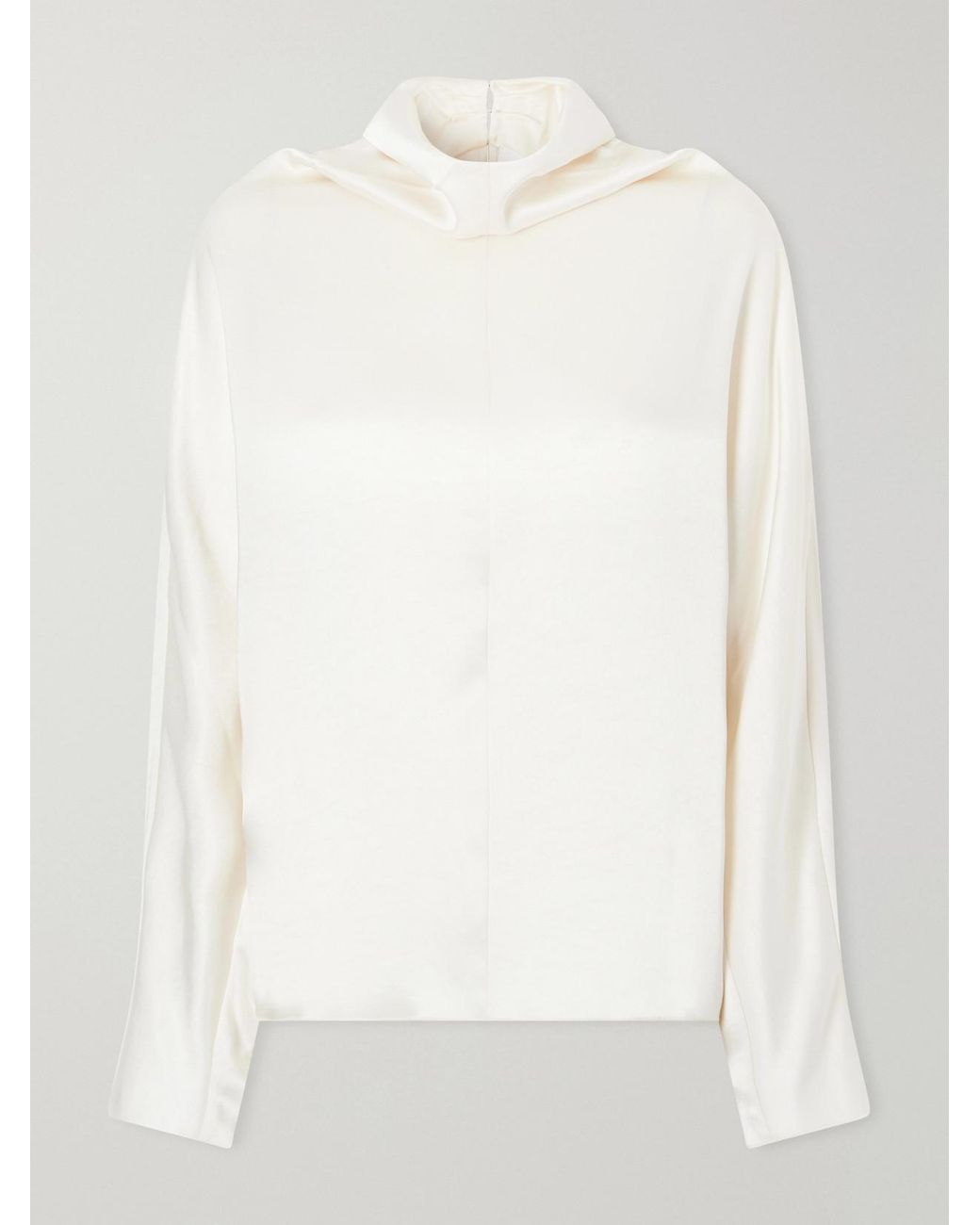 Citizens of Humanity White Ilaria Satin Blouse