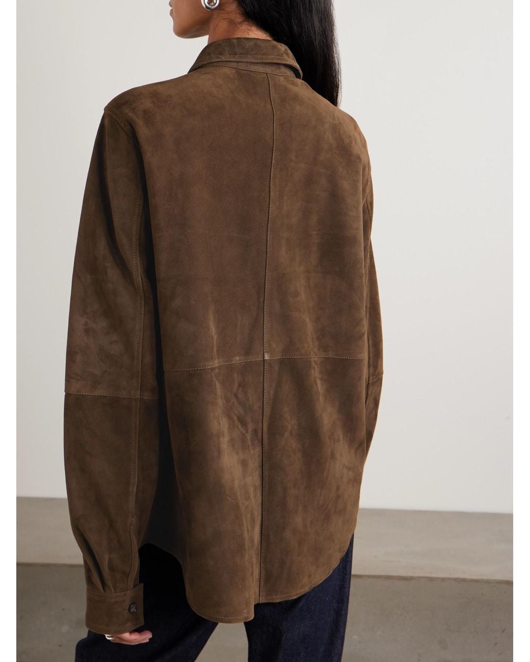 Totême Brown Suede Jacket