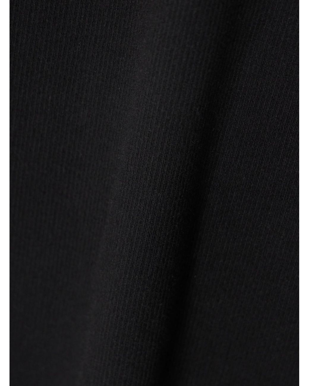 ÉTERNE Black Emma Ribbed Stretch-Jersey Maxi Skirt