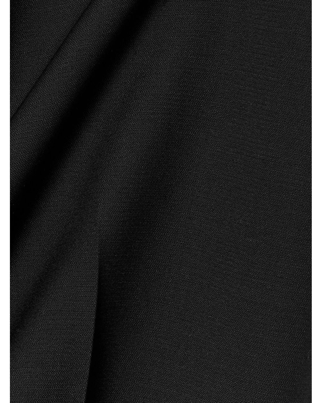 Gabriela Hearst Black Vesta Wool-Crepe Straight-Leg Pants