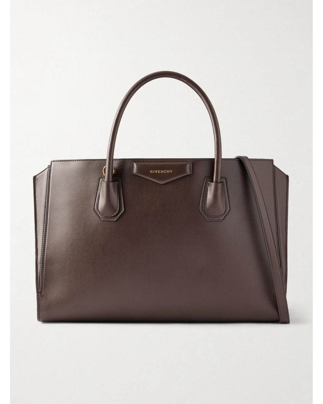 Givenchy Brown Antigona Catchall Medium Leather Shoulder Bag