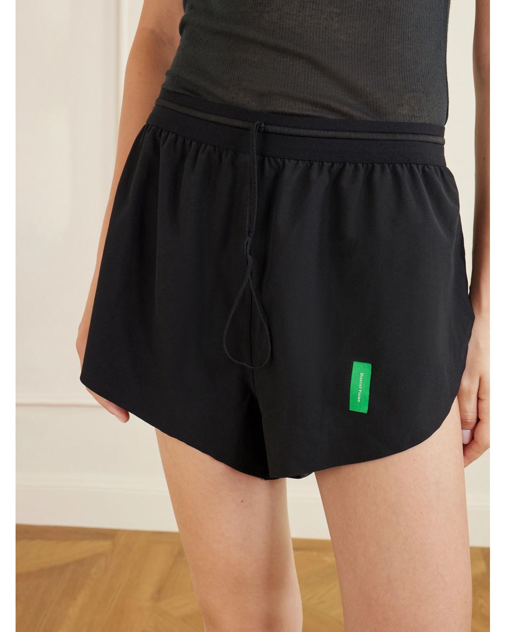 District Vision Blue Split Logo-Appliquéd 2' Two-Way Stretch Shell Running Shorts