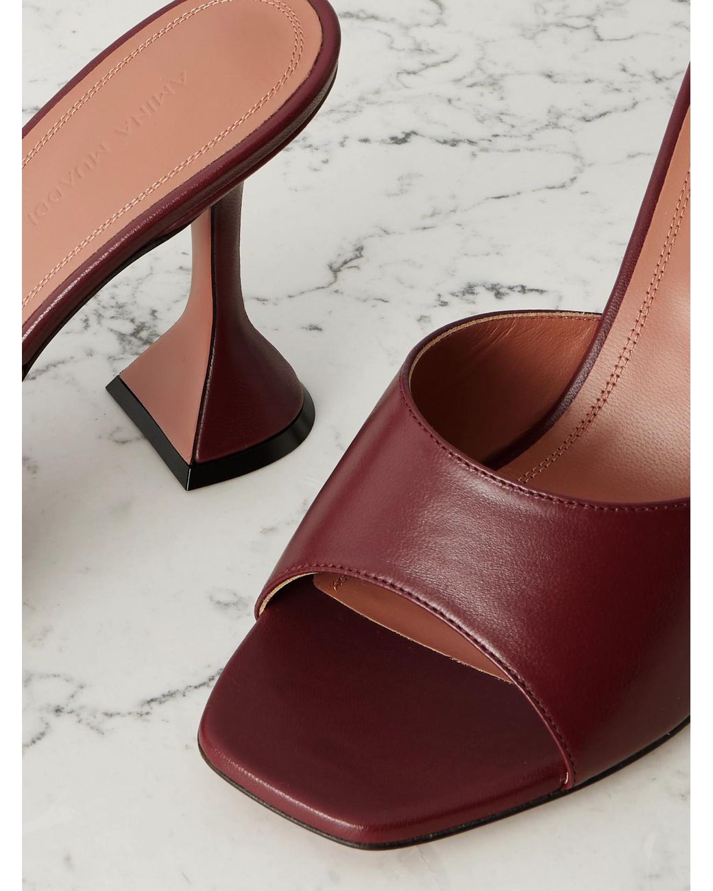 AMINA MUADDI Multicolor Lupita 95 Leather Mules