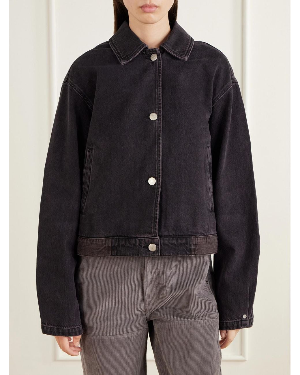 mfpen Black Decorator Denim Jacket