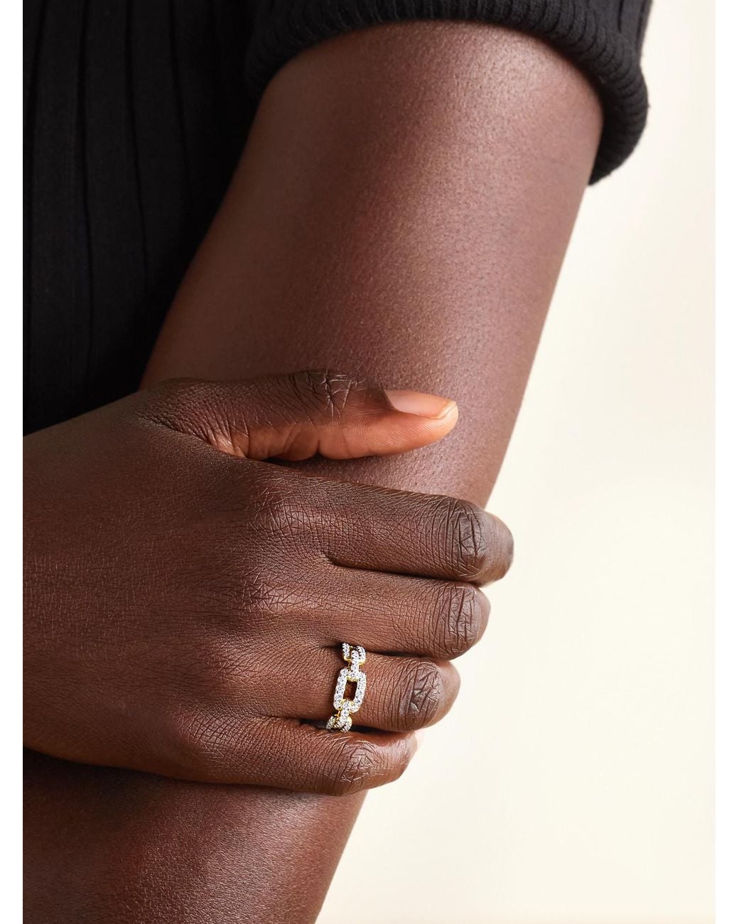 David Yurman Natural Stax 18-Karat Diamond Ring