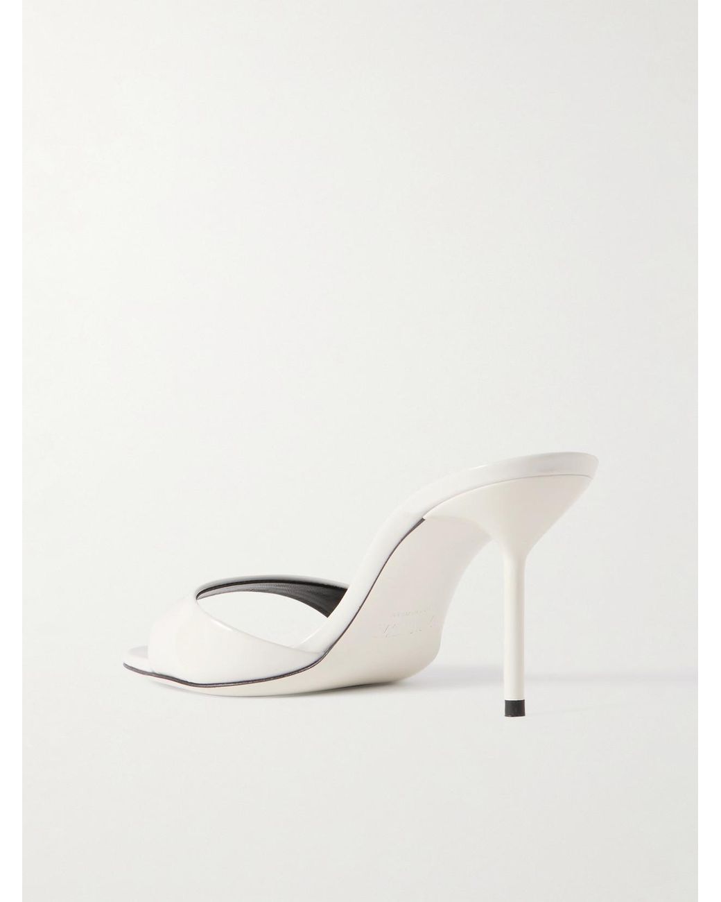 Paris Texas Natural Lidia 70 Patent-Leather Sandals