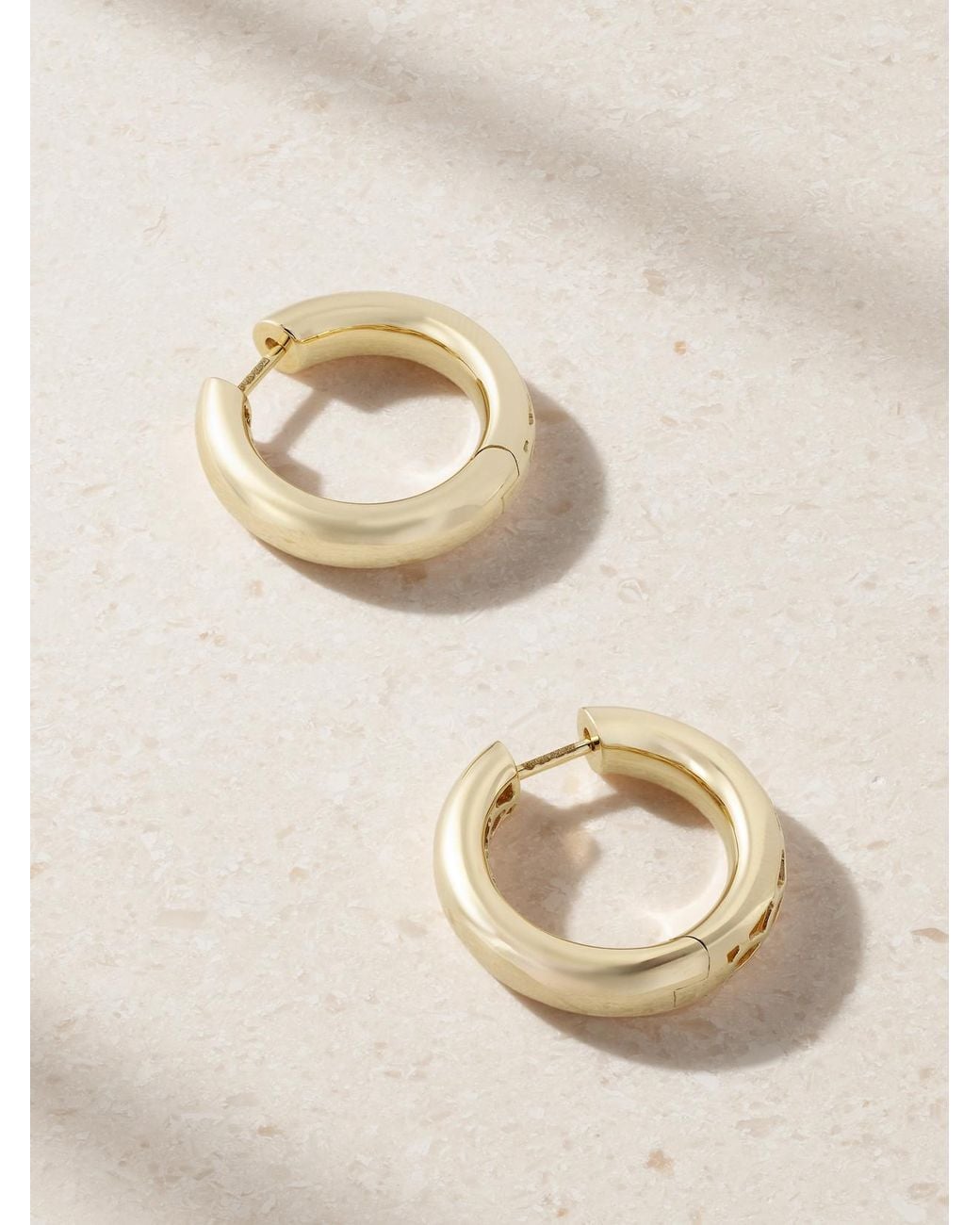 Anita Ko Natural Cosmo 18-Karat Hoop Earrings