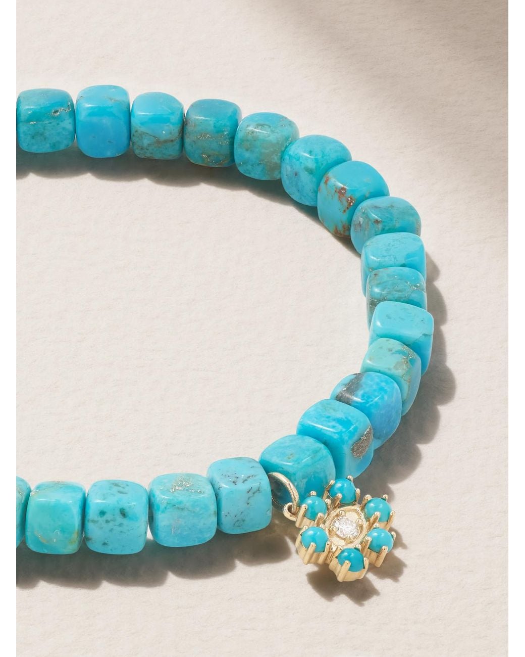 Sydney Evan Blue Eye 14-Karat Bracelet