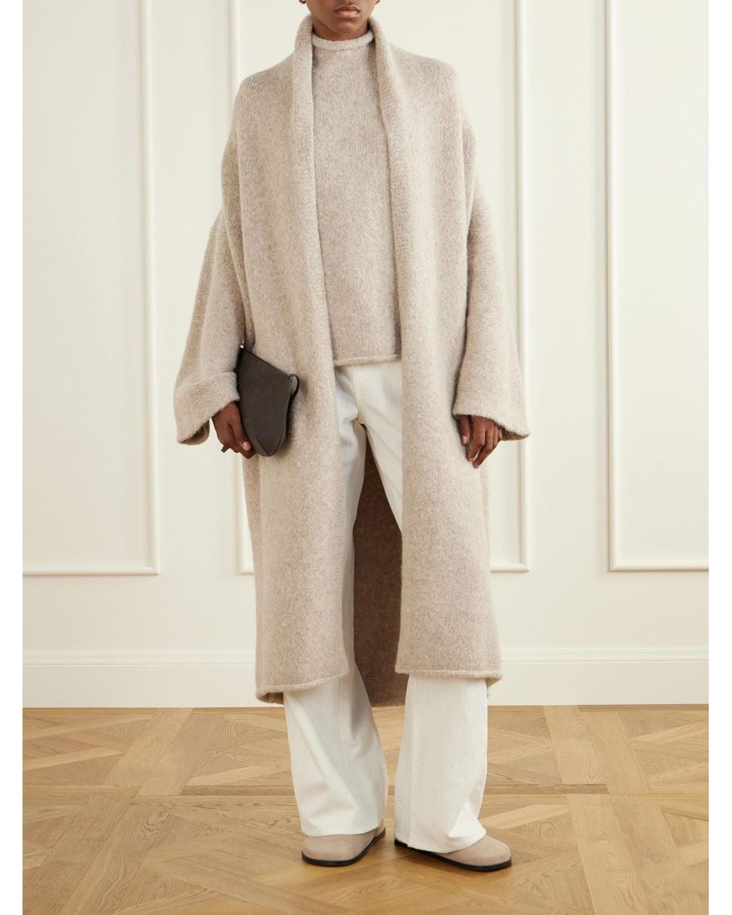 Lauren Manoogian Natural Alpaca-Blend Cardigan