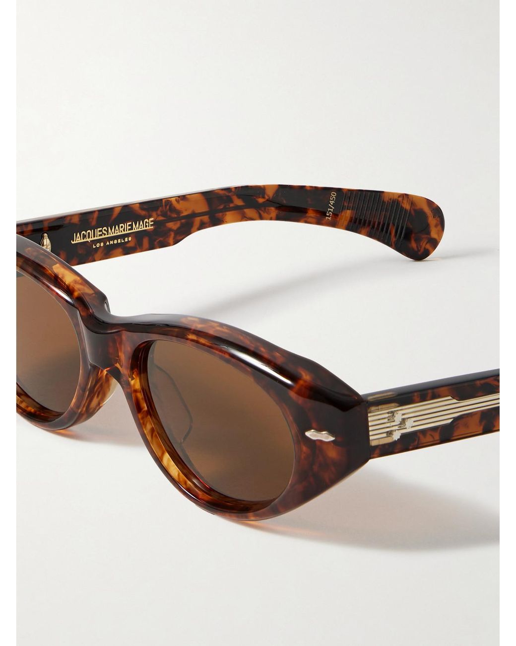 Jacques Marie Mage Multicolor Krasner Cat-Eye Acetate Sunglasses