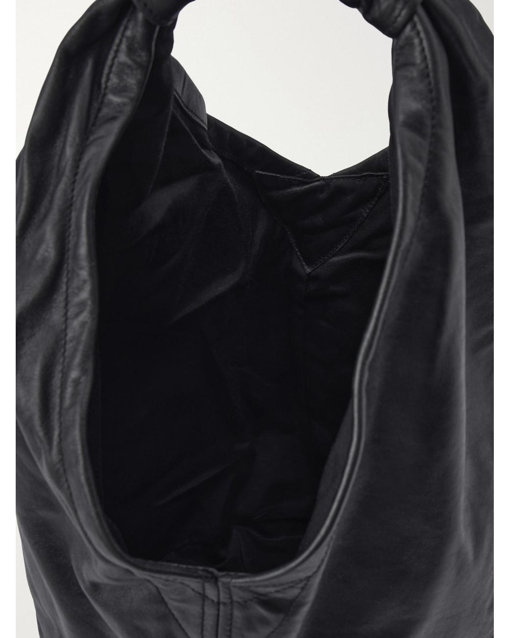Our Legacy Black Fofo Drip Leather Tote