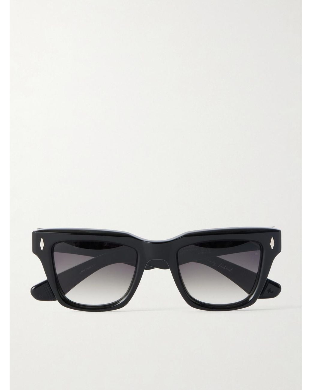 Jacques Marie Mage Black The Shining Torrance Square-Frame Acetate Sunglasses