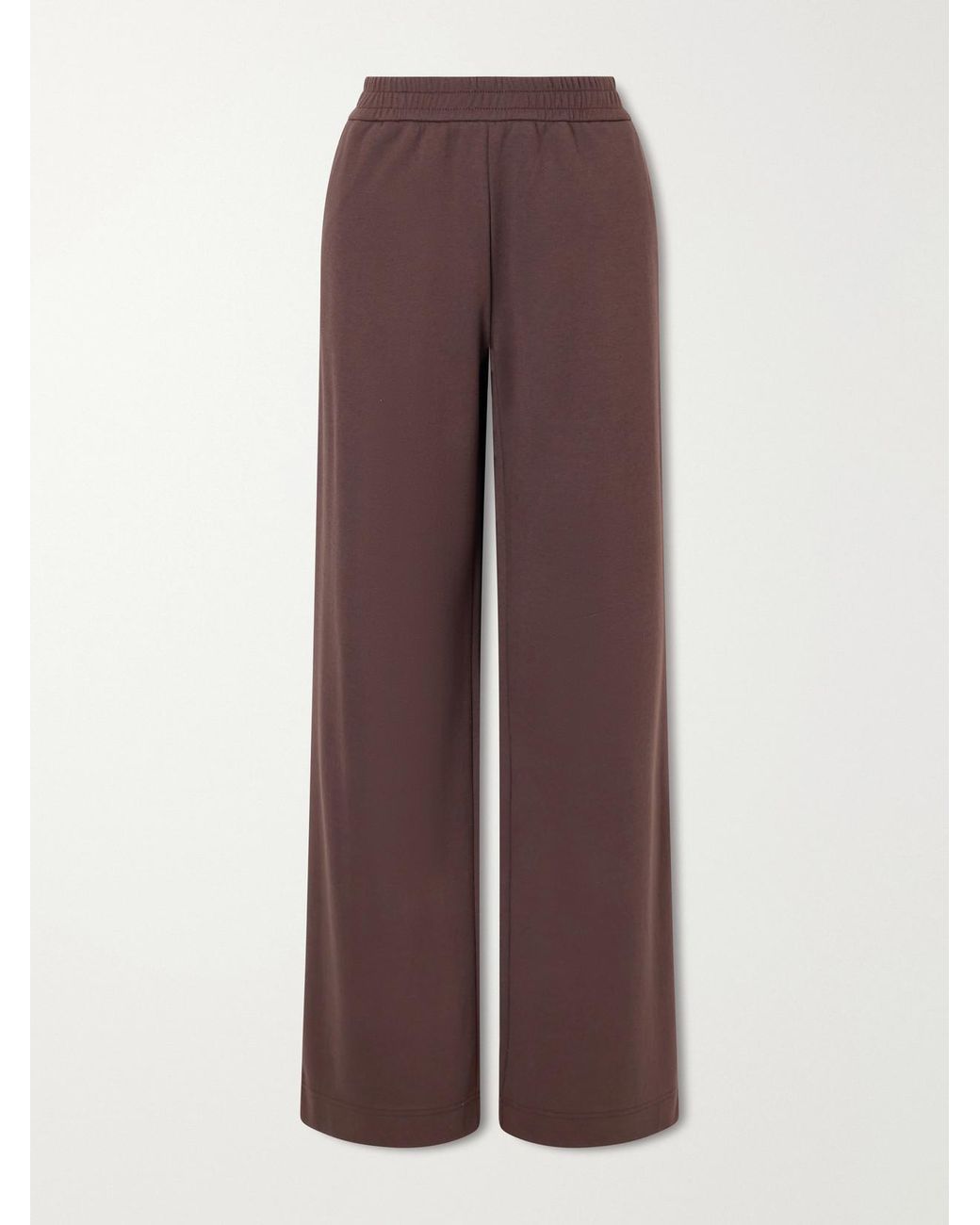 Moncler Brown Logo-Appliquéd Cotton-Blend Track Pants