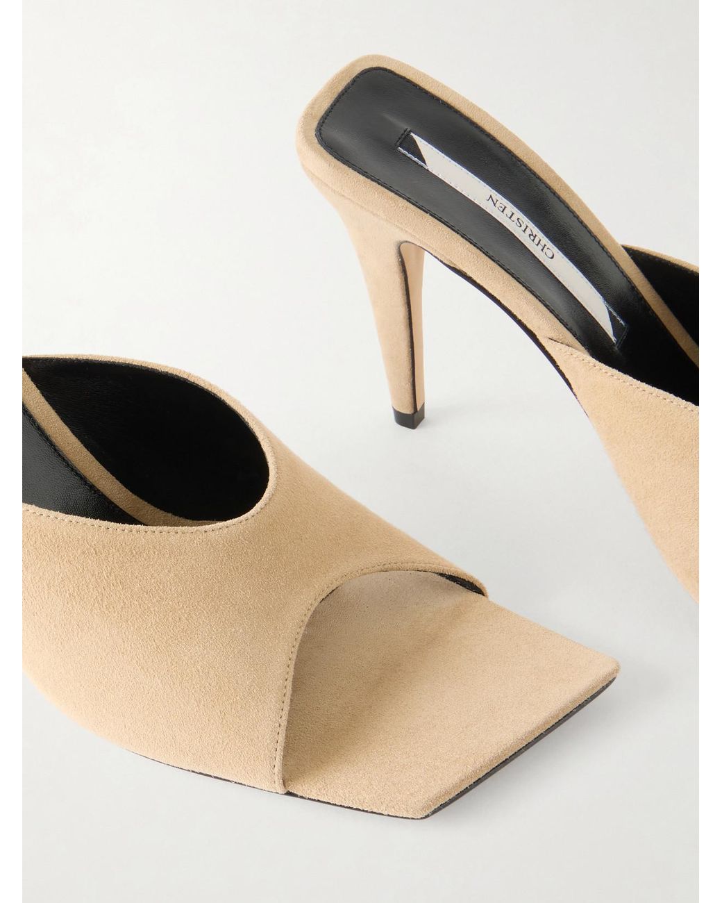 Christen Natural Edge 95 Suede Sandals