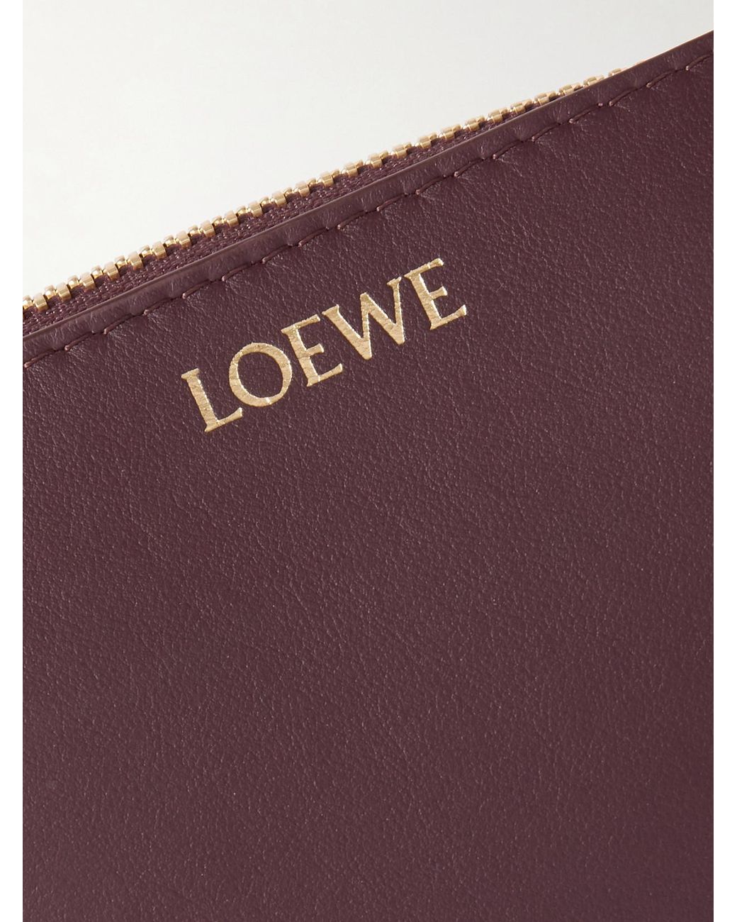 Loewe Purple Joya Embellished Leather Shoulder Bag