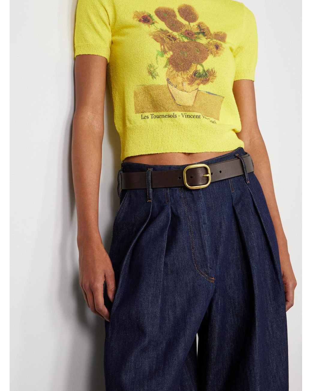 Loewe Brown Leather Belt