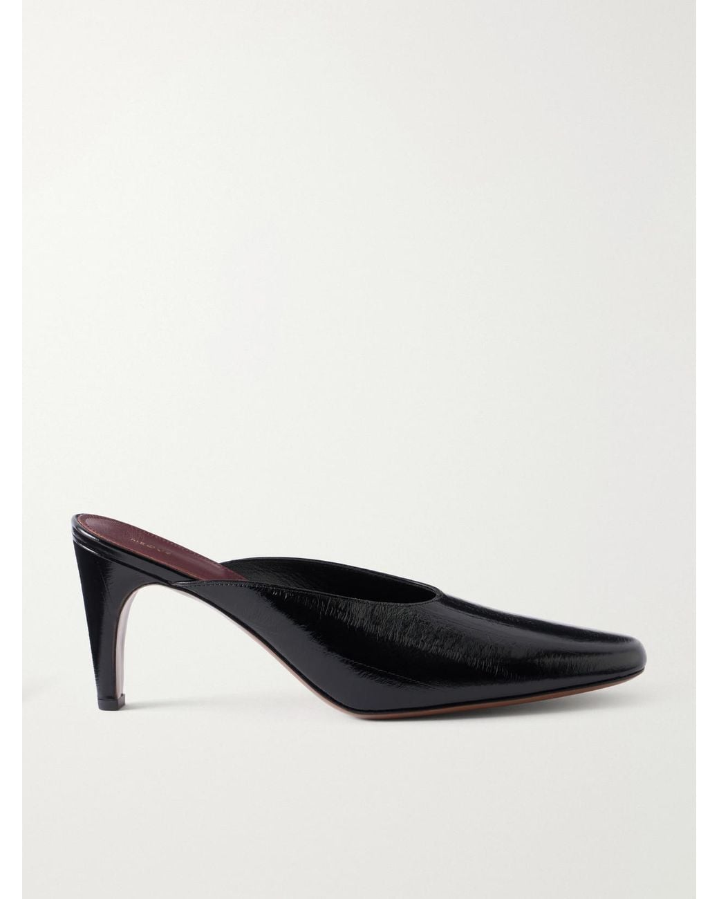 Neous Black 80 Leather Pumps
