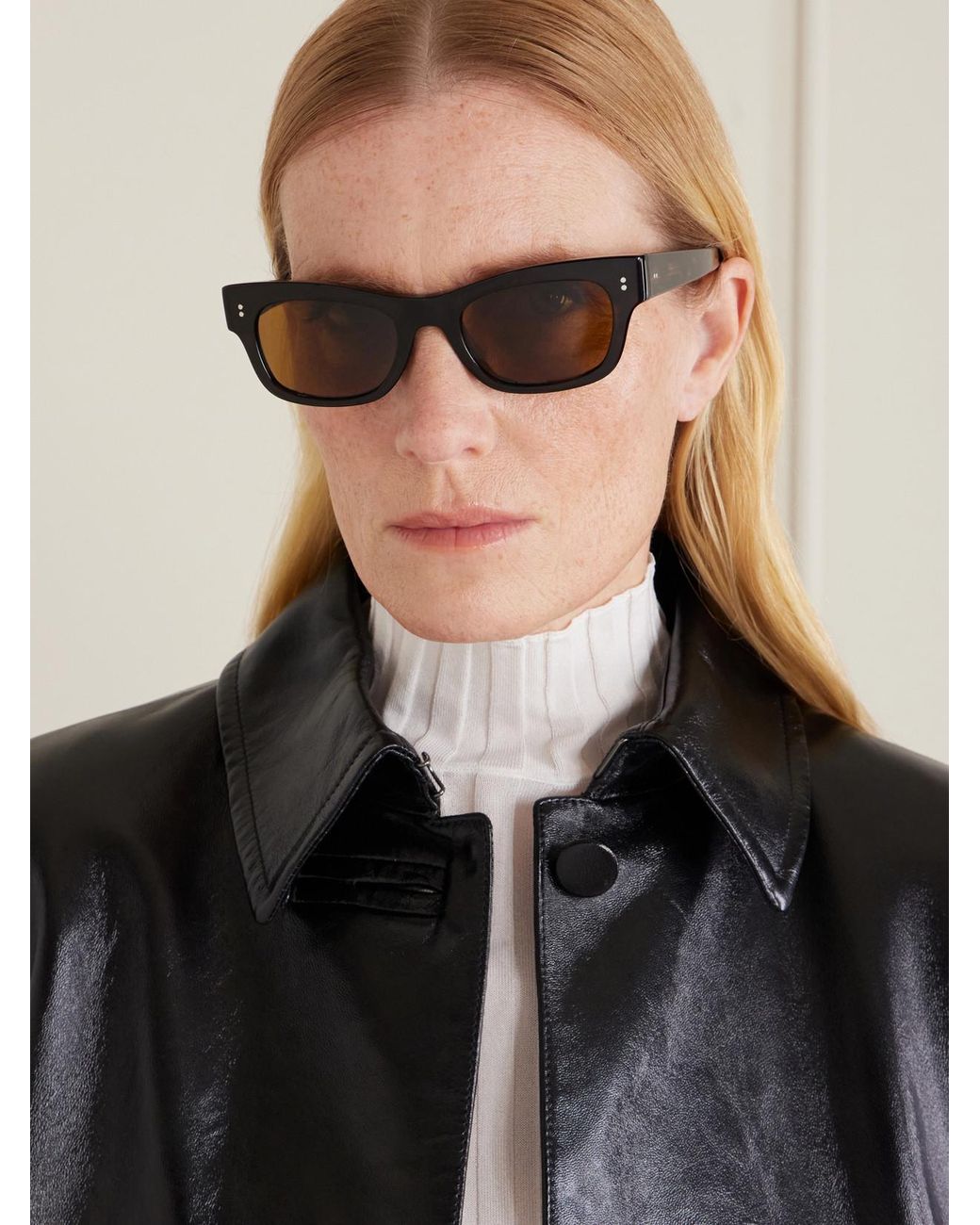 Oliver Peoples Multicolor Sonia D-Frame Acetate Sunglasses