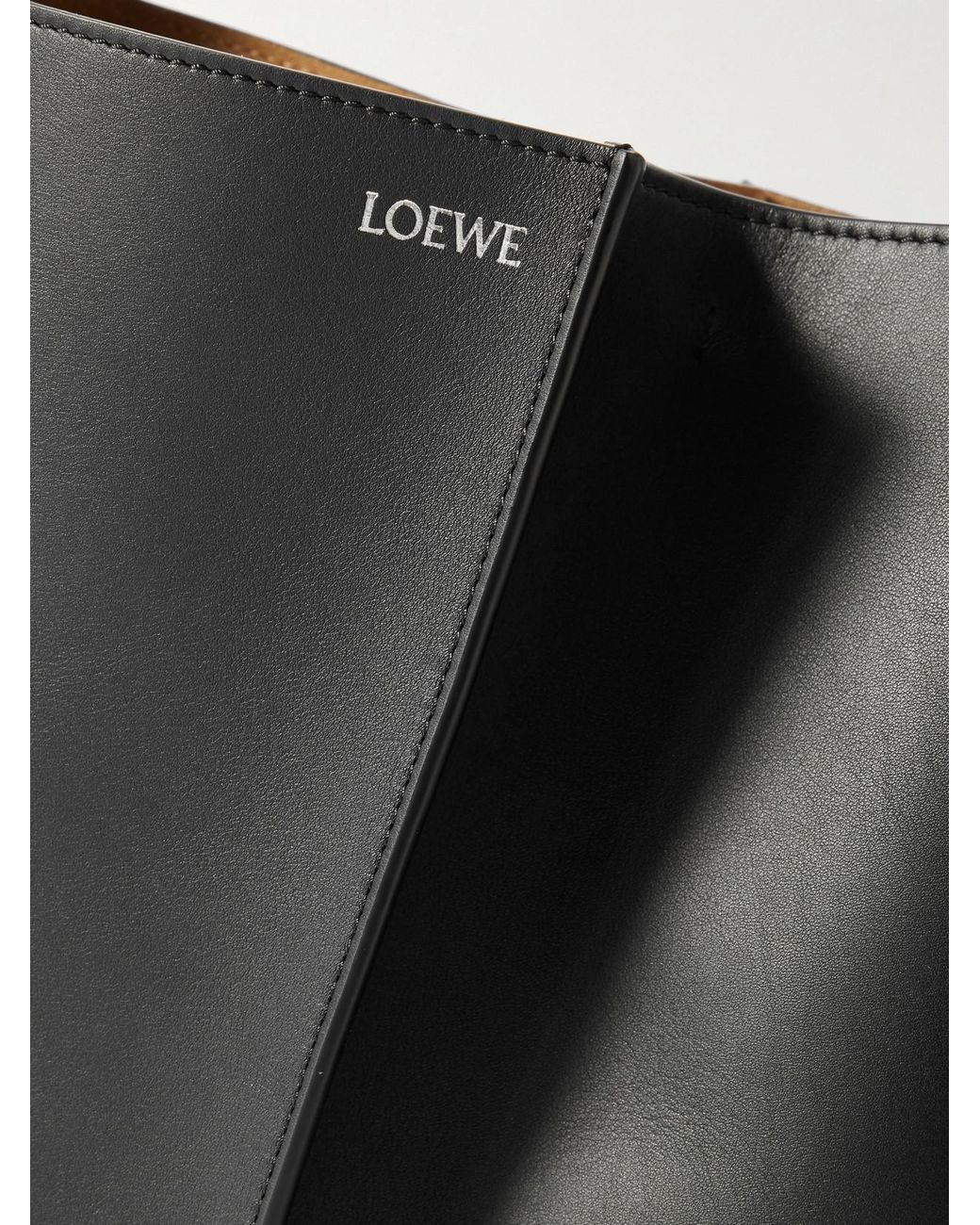 Loewe White Bilbao Medium Pleated Leather Shoulder Bag