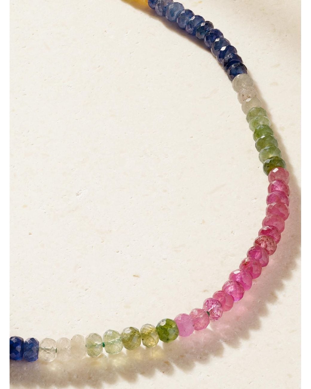 JIA JIA Natural Arizona Jumbo 14-Karat Sapphire Necklace