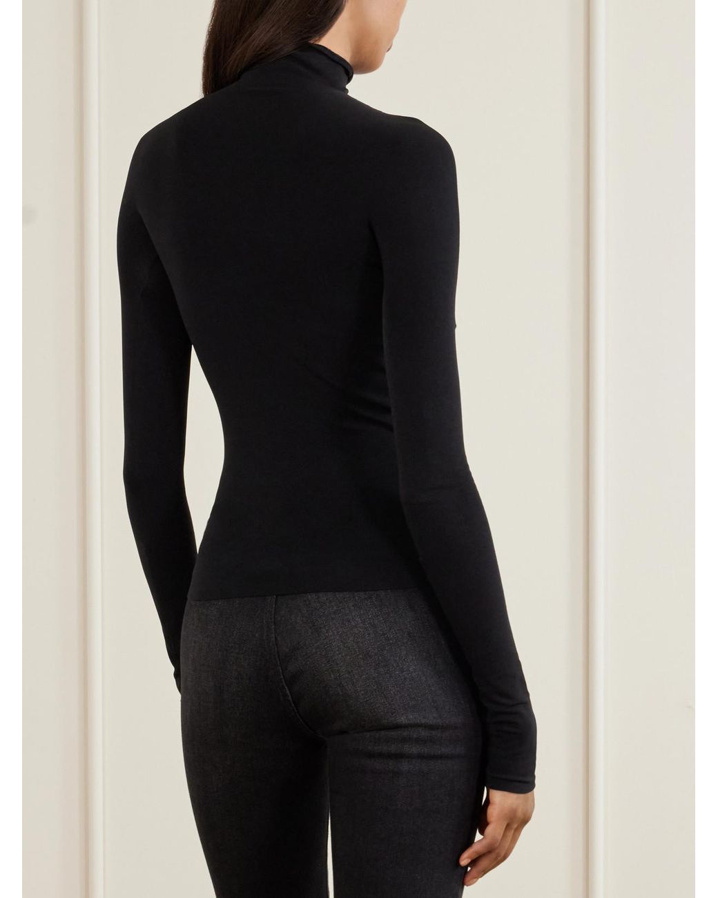 Gucci Blue Stretch-Jersey Sweater