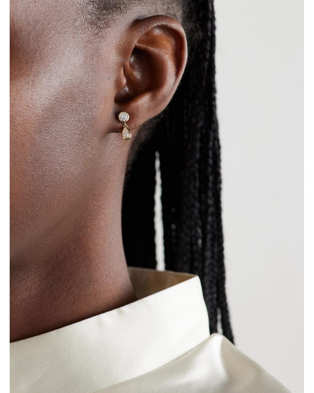 Mateo Natural 14-Karat Diamond Earrings