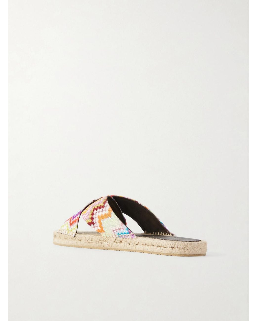 Missoni Multicolor Harlow Striped Woven Espadrilles