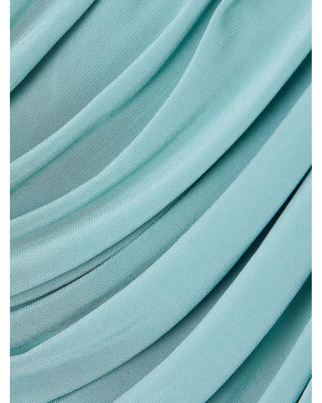 Alaa One-Shoulder Asymmetric Cutout Jersey Dress in Blue | Lyst Alaa One-Shoulder Asymmetric Cutout Jersey Dress in Blue | Lyst