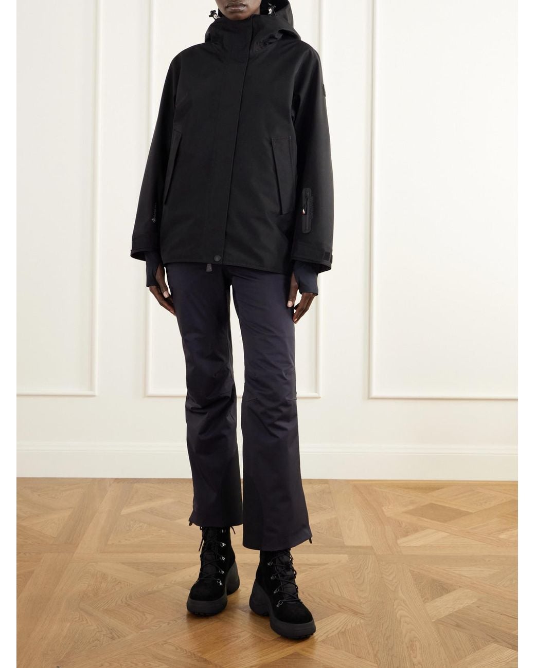 Moncler Black Bwindi Hooded Gore-Tex Ski Jacket