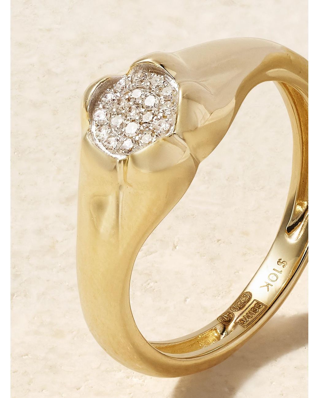 STONE AND STRAND Natural Crosby 10-Karat Diamond Ring