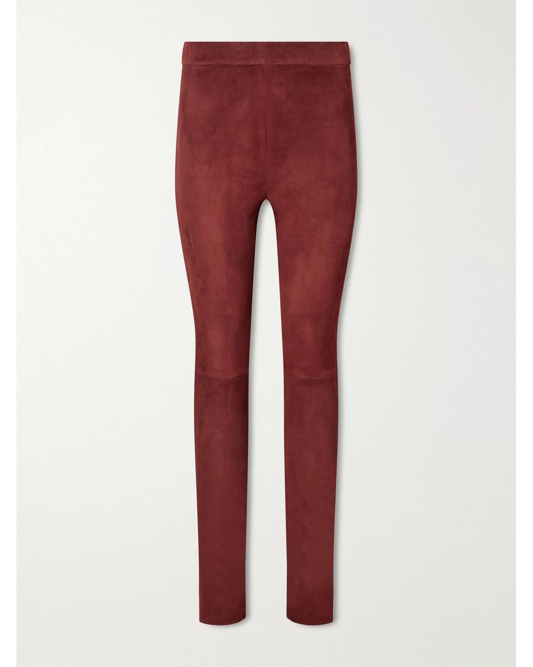Arma Red River Paneled Suede Leggings