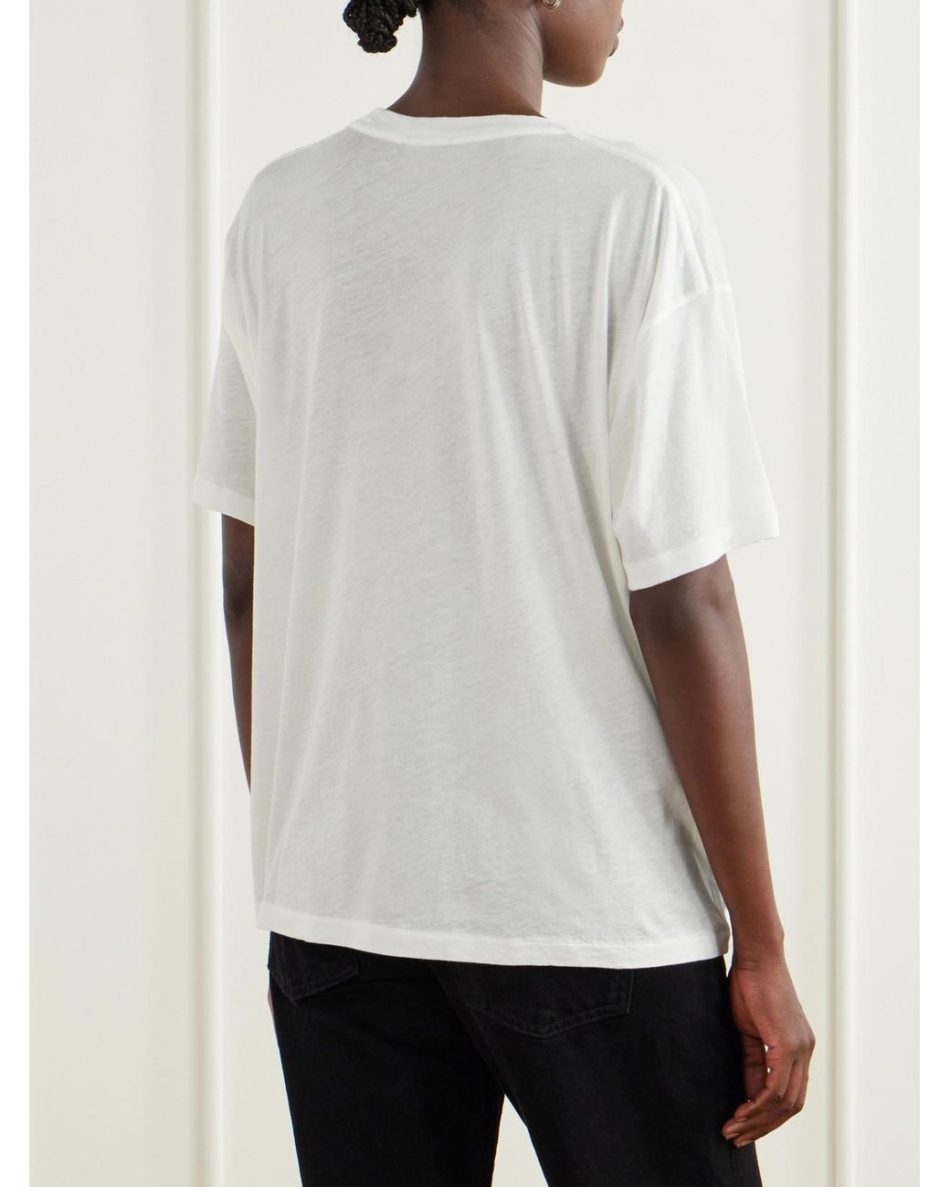 Bode White Cheval Printed Cotton-Jersey T-Shirt