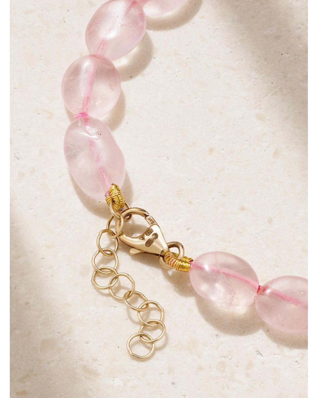JIA JIA Natural Arizona Candy Morganite Bracelet